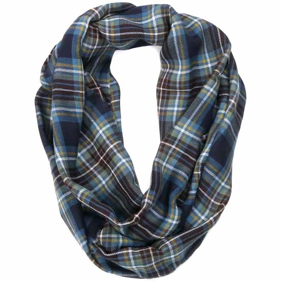 Holyrood Modern Tartan Infinity Scarf - Click Image to Close