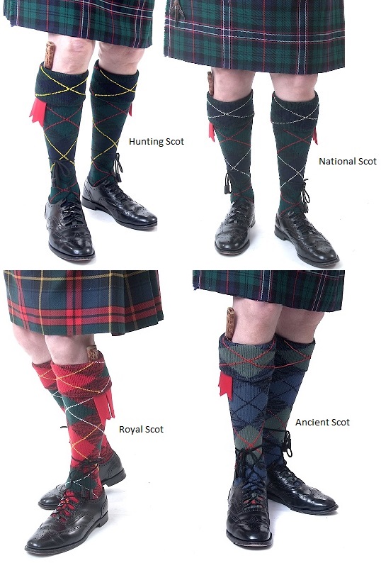 tartan kilt hose