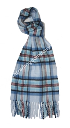 Diana Memorial Tartan Cashmere Scarf - Click Image to Close