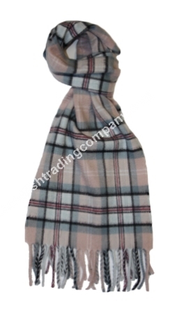 Diana Memorial Rose Tartan Cashmere Scarf - Click Image to Close