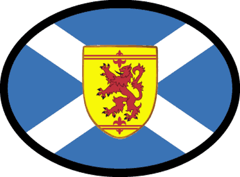 Scotland Shield Decal - Click Image to Close