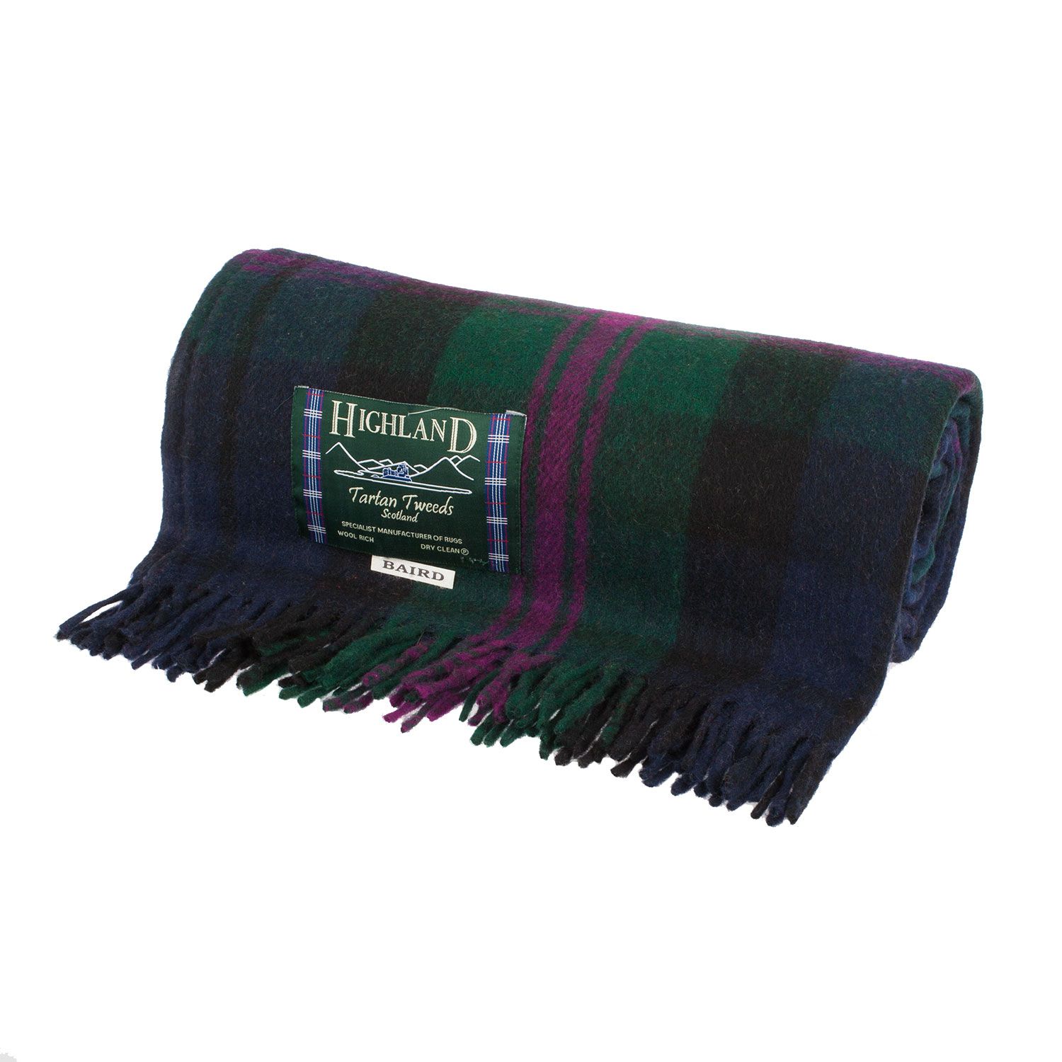 Baird Large Tartan Blanket - Click Image to Close