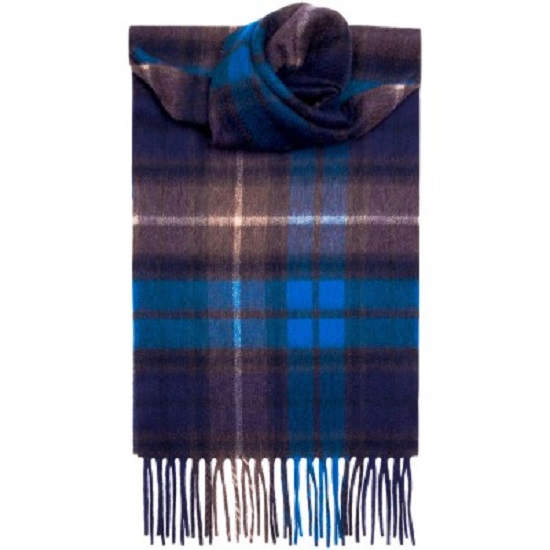 Buchanan Blue Cashmere Scarf - Click Image to Close