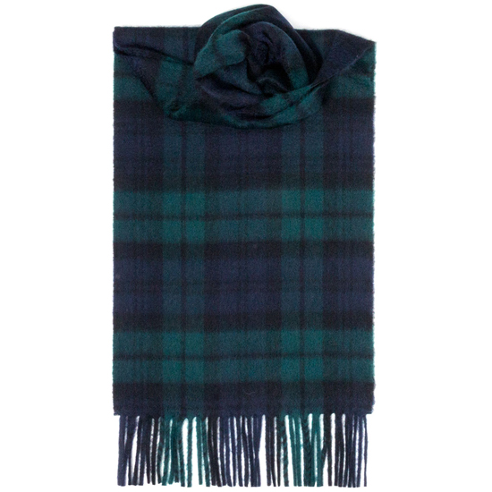 Black Watch Cashmere Scarf - Click Image to Close