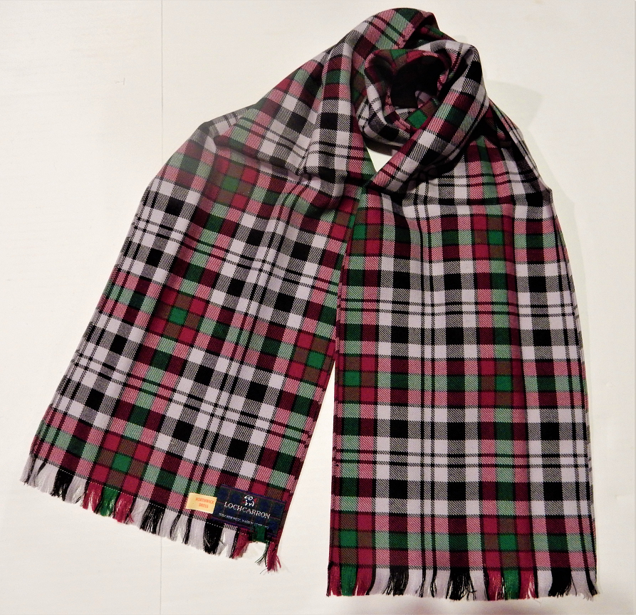 Borthwick Dress Tartan Scarf - Click Image to Close