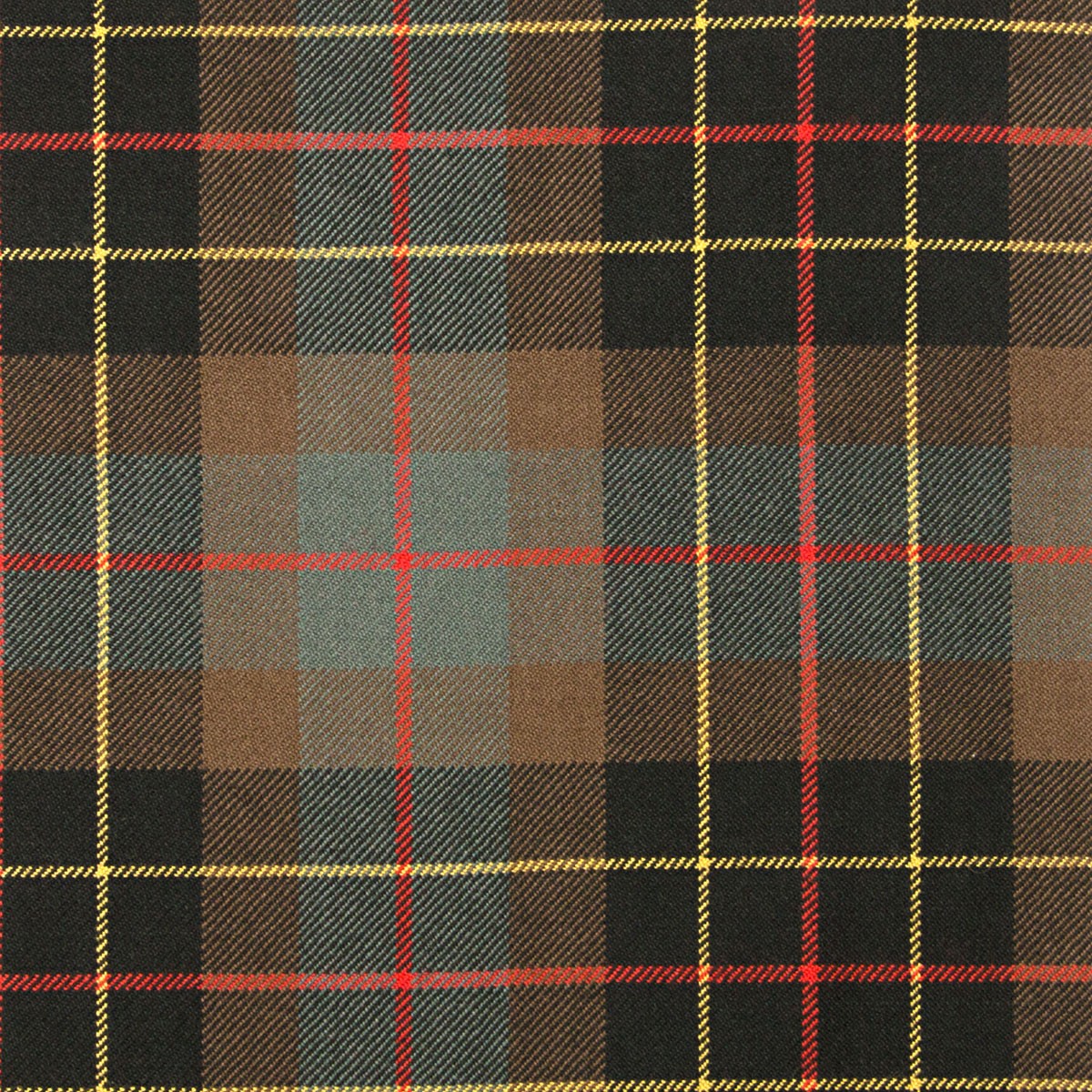 Brodie Hunting Weathered Heavy Weight Tartan Fabric