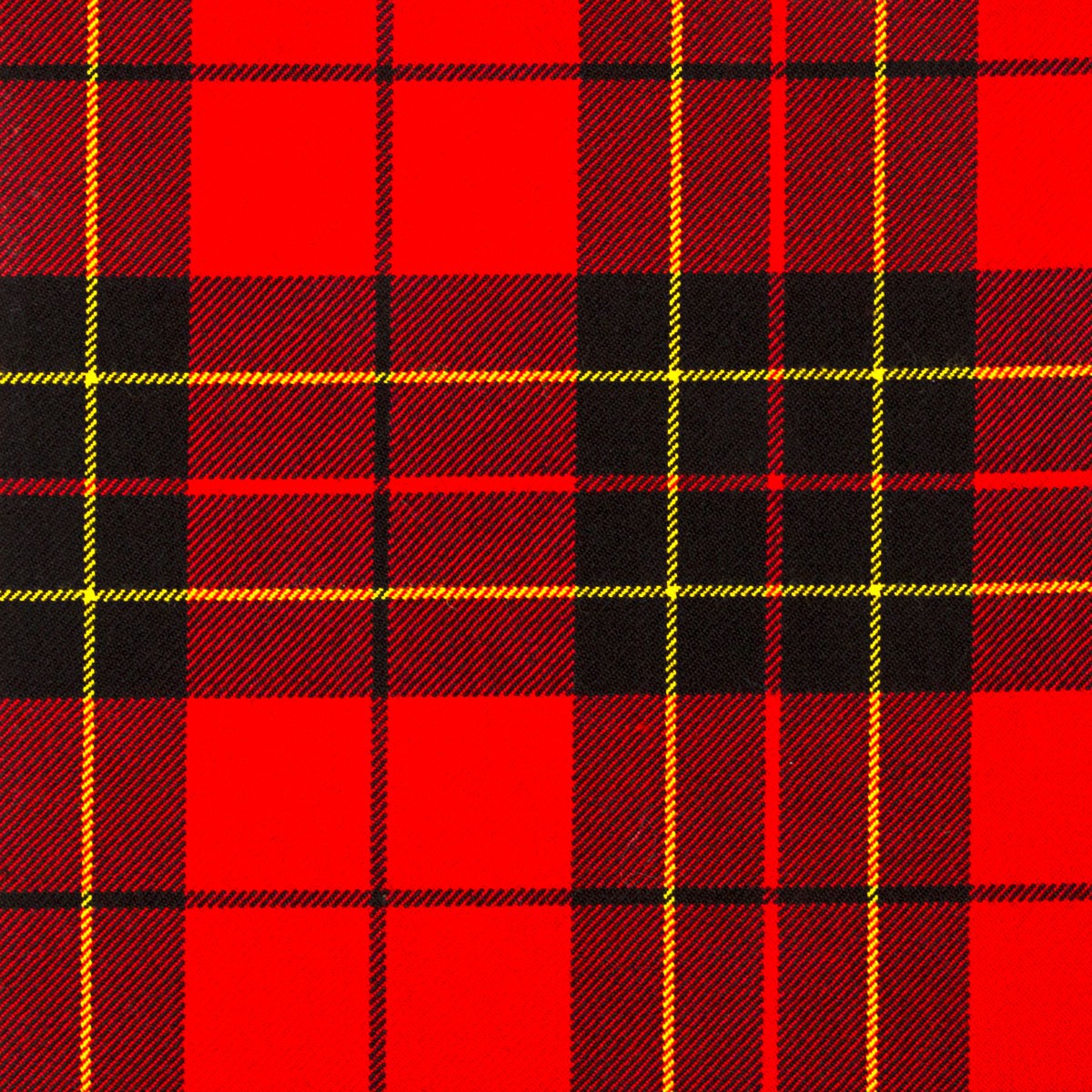 Brodie Red Modern Heavy Weight Tartan Fabric - Click Image to Close