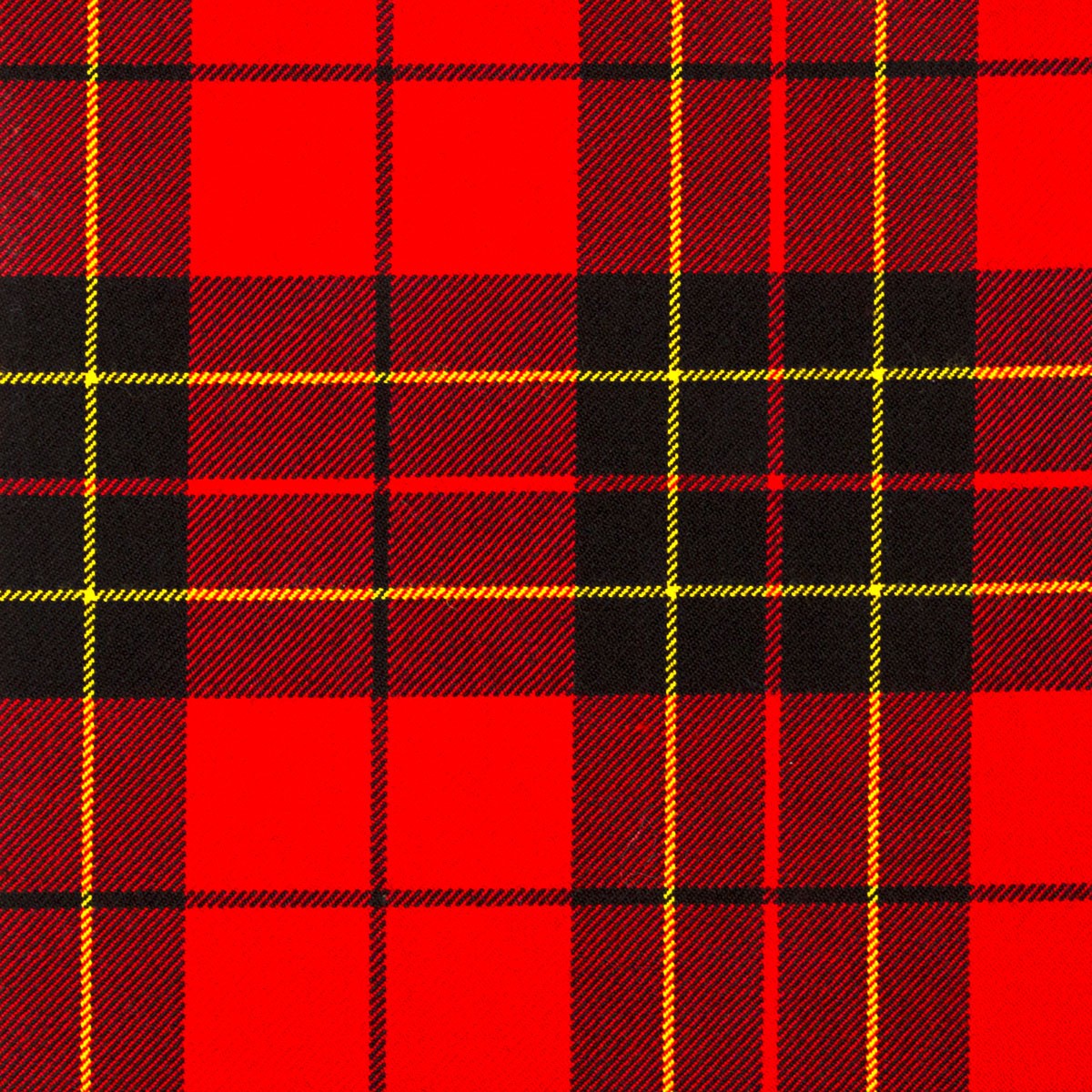 Brodie Red Modern Heavy Weight Tartan Fabric