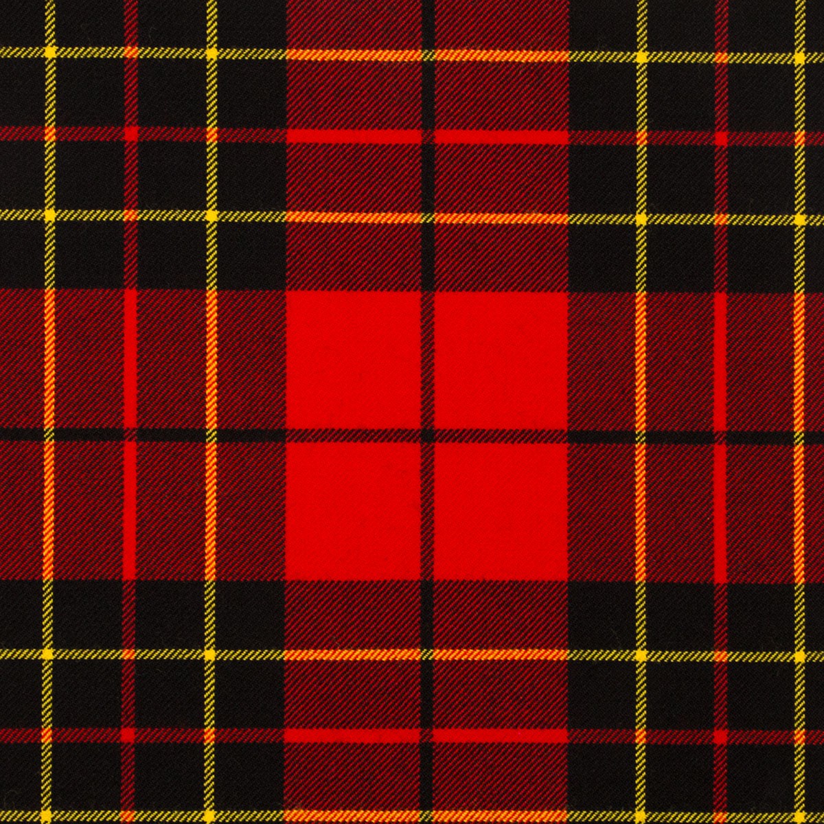 Brodie Red Modern Braeriach Tartan Fabric - Click Image to Close