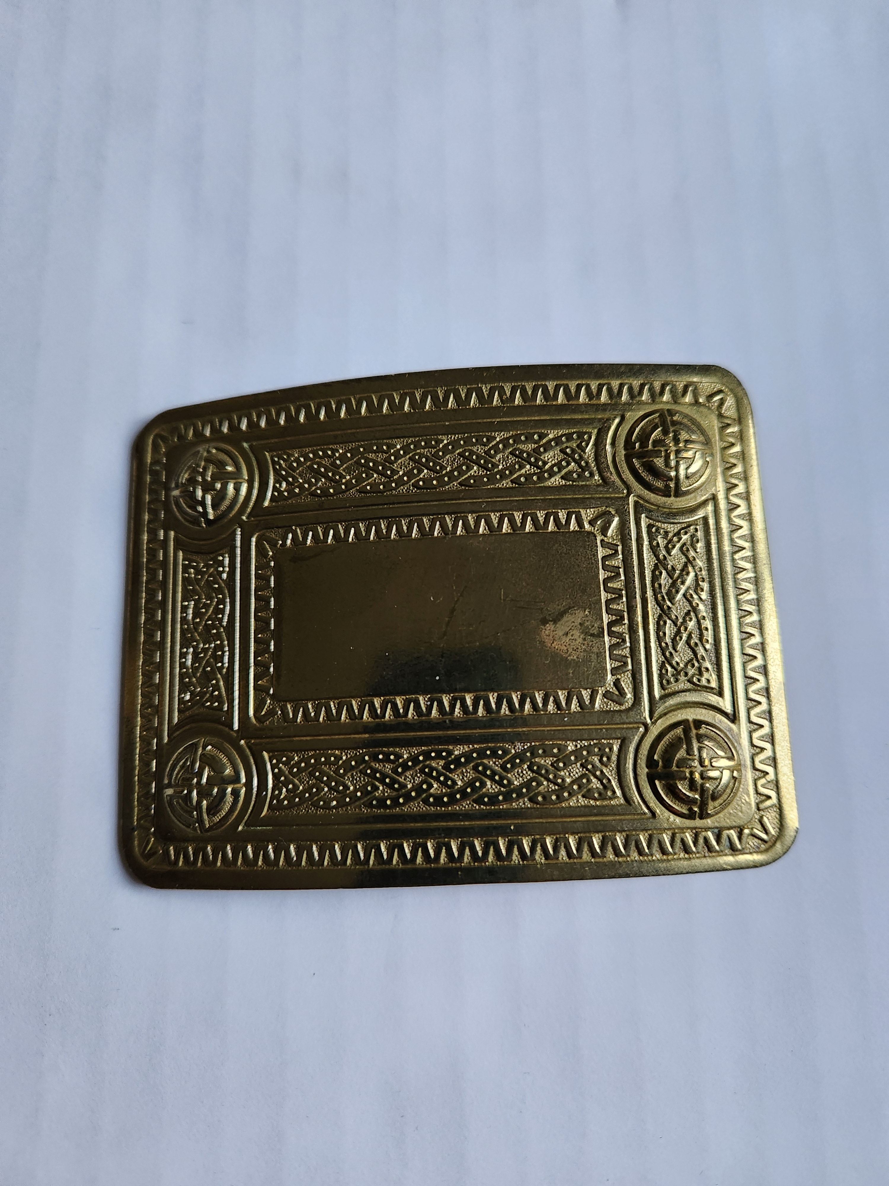 Montrose Style Brass Kilt Belt Buckle