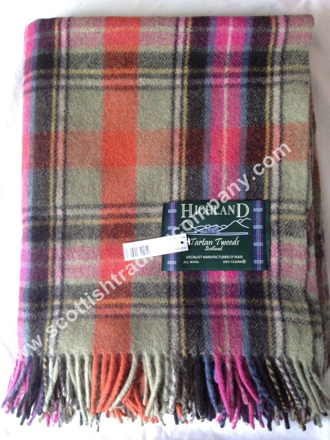 Bruce of Kinnaird Tartan Blanket