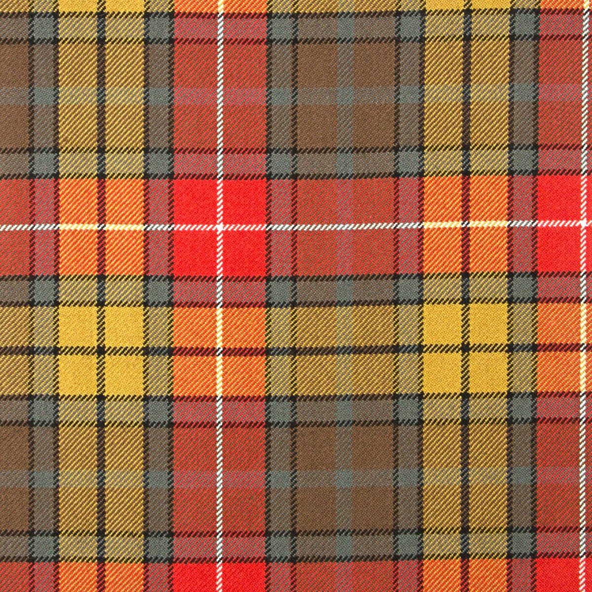 Buchanan Weathered Heavy Weight Tartan Fabric - Click Image to Close