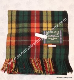 Buchanan Modern Tartan Blanket