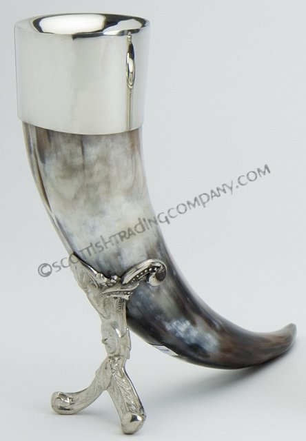 Shot Glasses and Drinking Horn