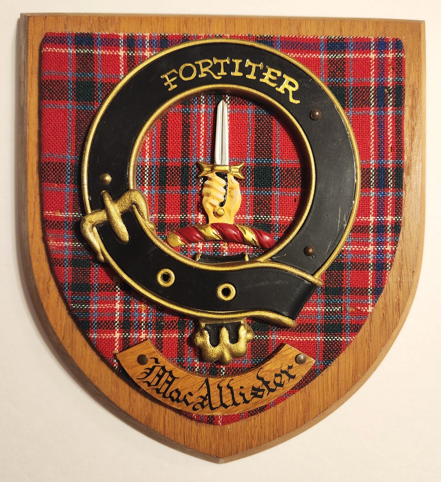 MacAllister Clan Plaque