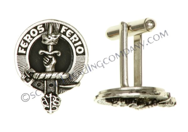 Clan Crest Cuff Links - Click Image to Close