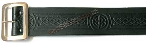 Celtic Knot 2 1/2" Casual Kilt Belt - Click Image to Close