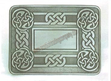 Celtic Swirl Kilt Belt Buckle - Click Image to Close