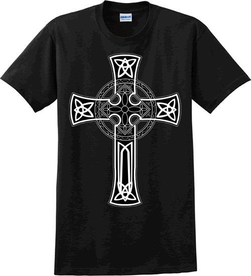 Celtic Cross Knot T-shirt - Click Image to Close