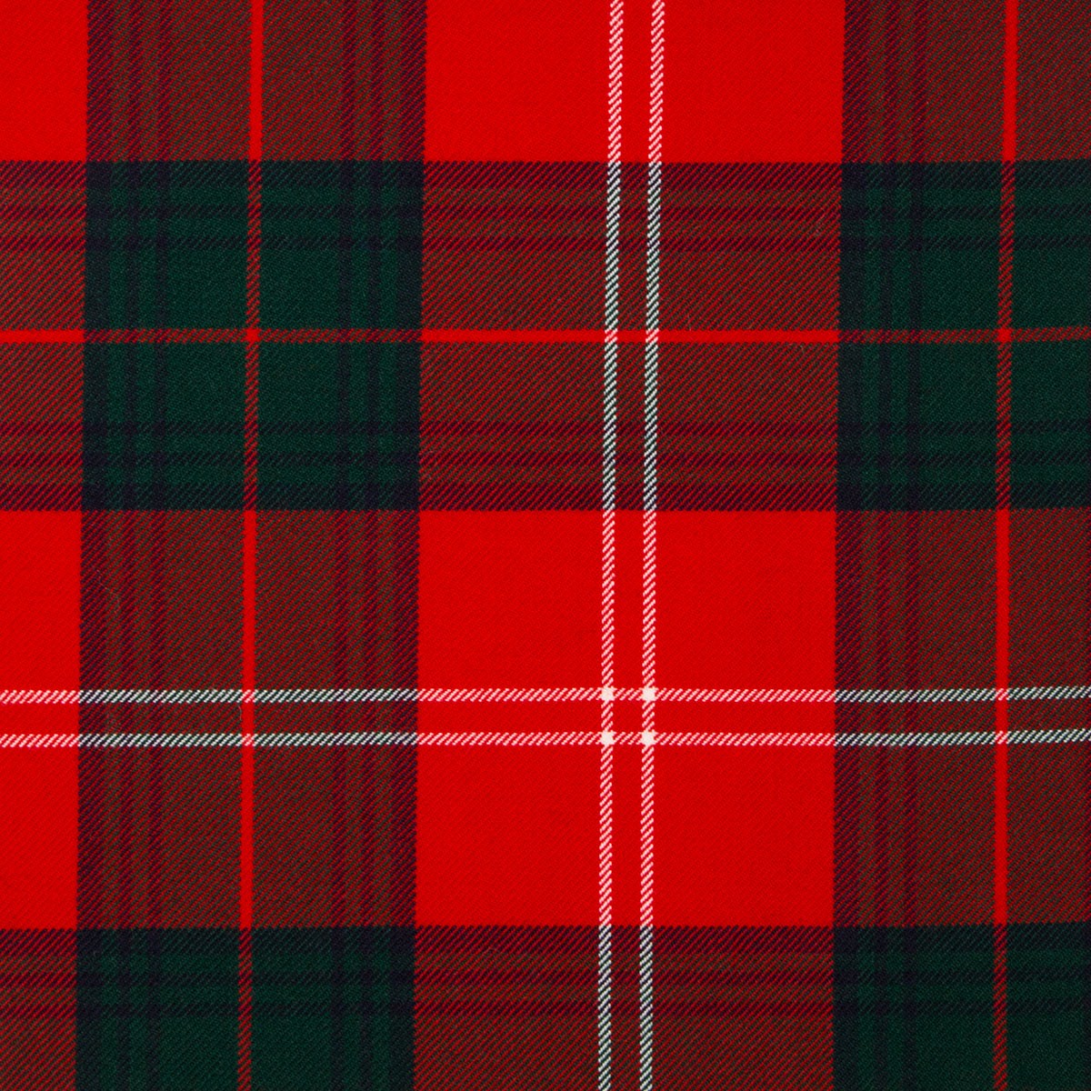 Chisholm Red Modern Braeriach Tartan Fabric - Click Image to Close