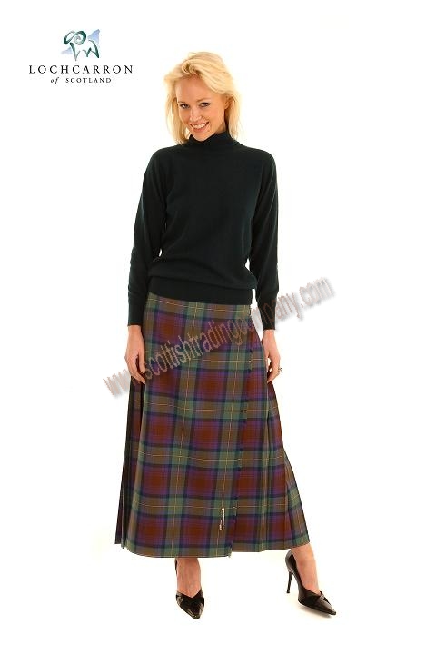 Full Length Kilted Skirt - Click Image to Close