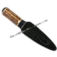 Stag Horn Coronet Sgian Dubh - Click Image to Close