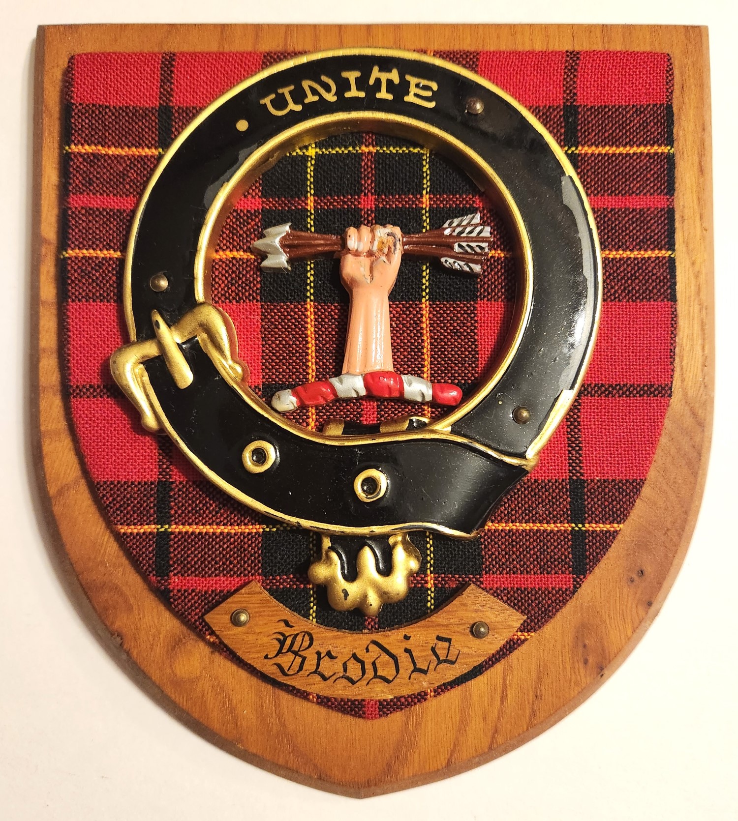 Brodie Scottish Clan Plaque