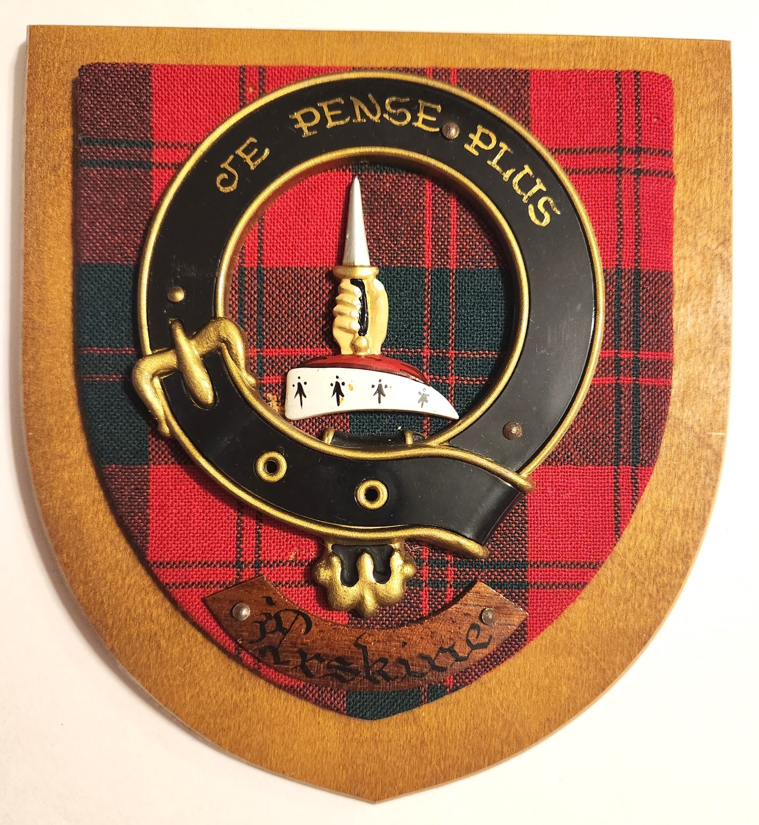 Erskine Scottish Clan Plaque - Click Image to Close