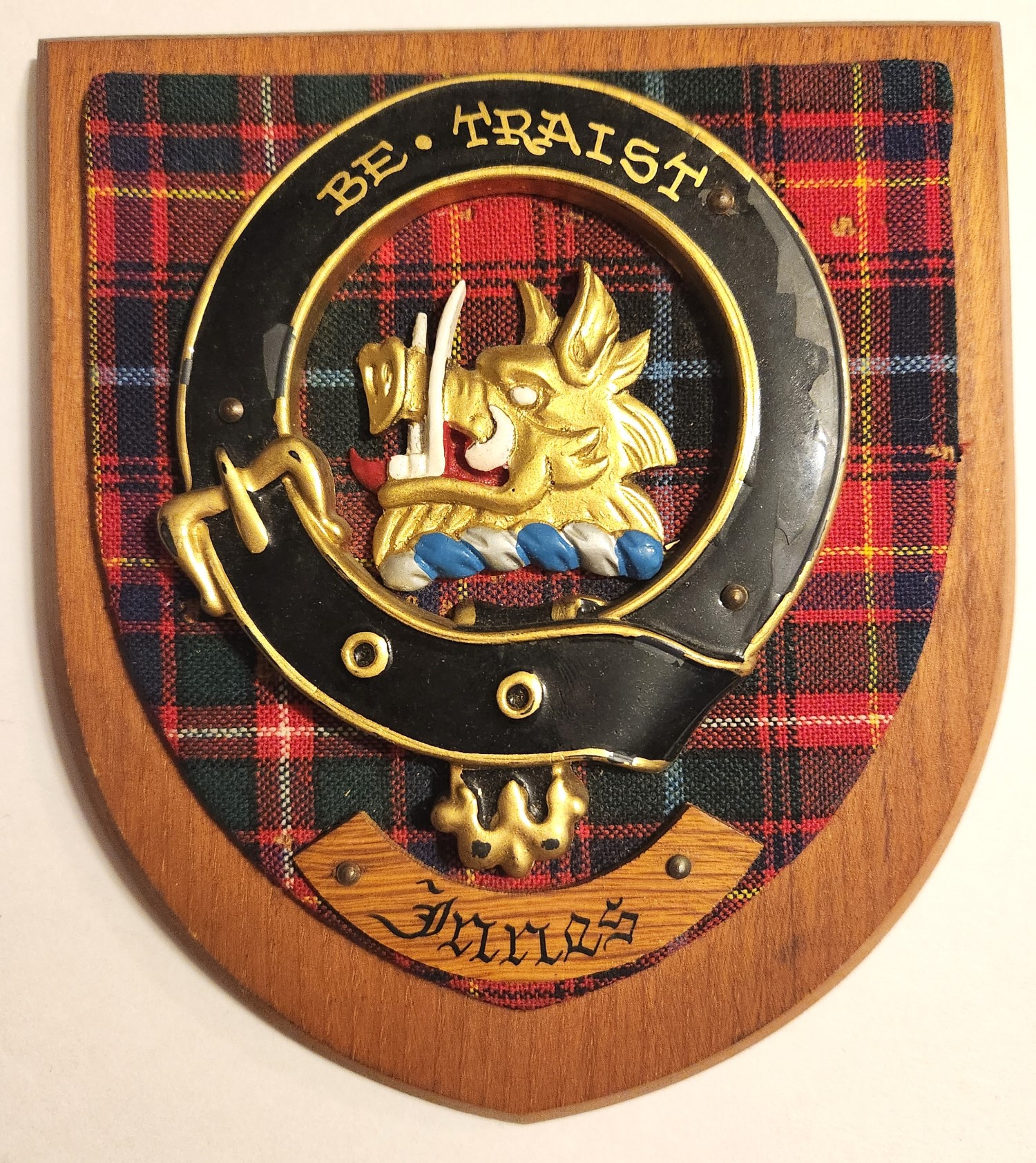 Innes Scottish Clan Plaque