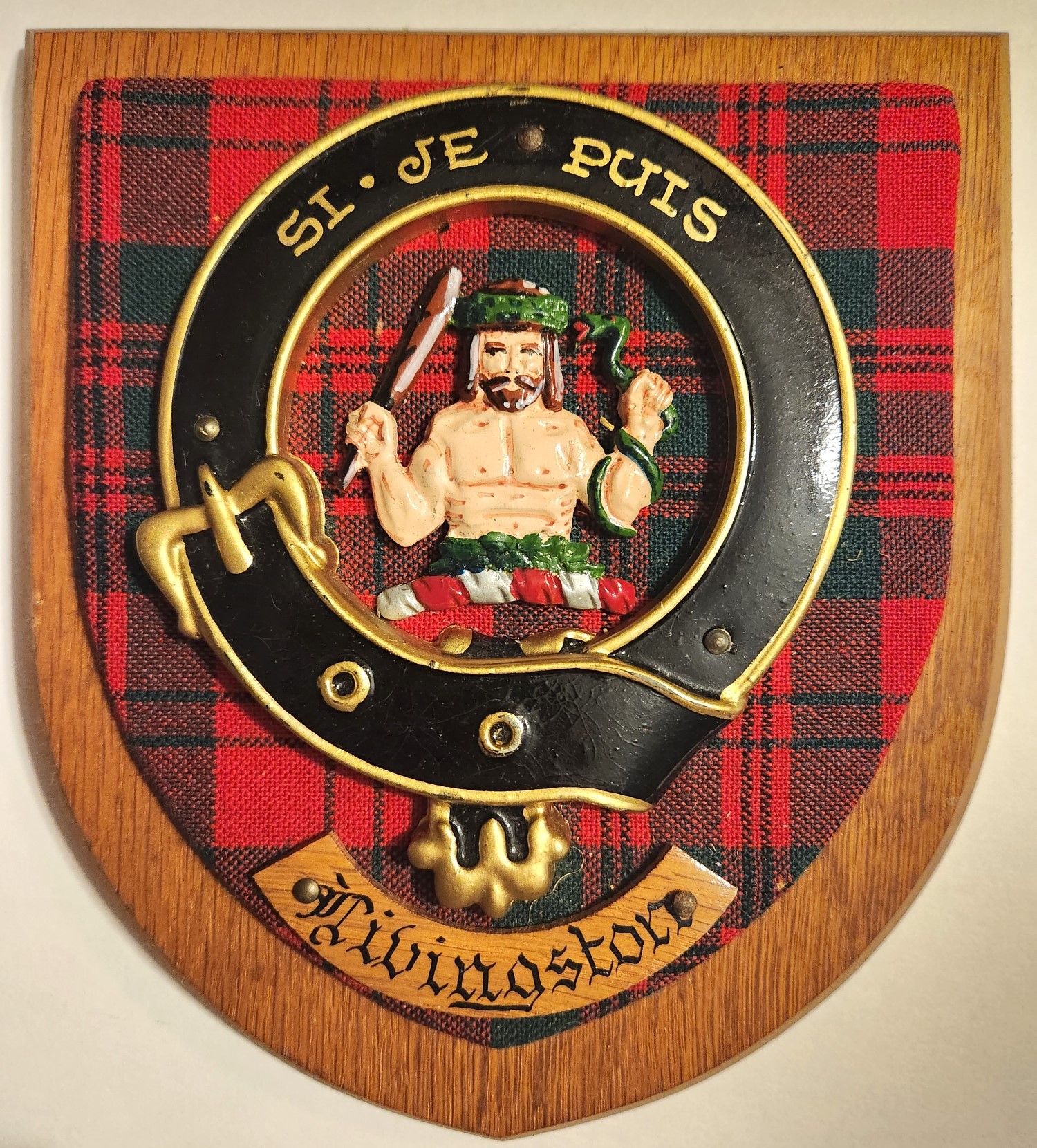 Livingston Scottish Clan Plaque