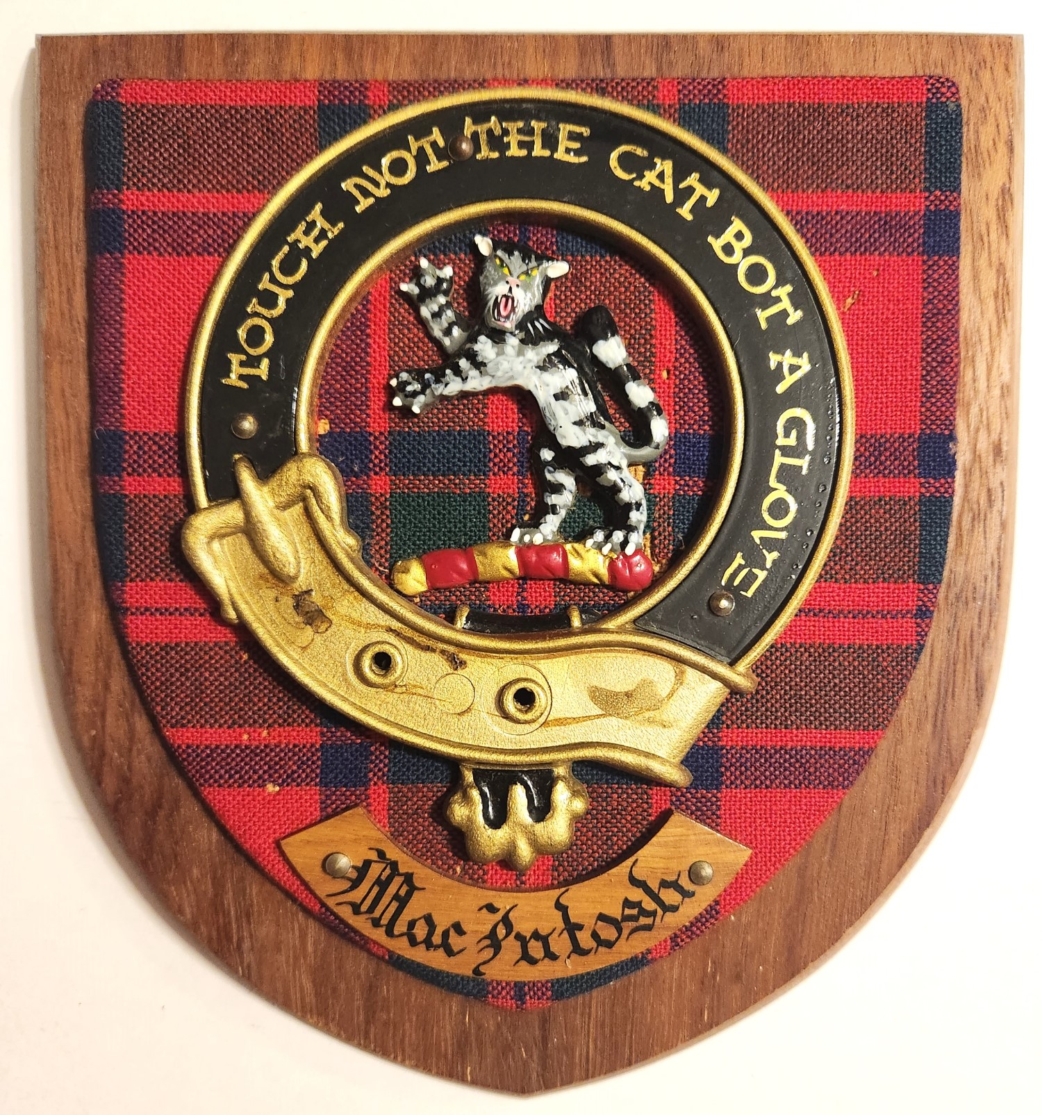 MacIntosh Scottish Clan Plaque - Click Image to Close