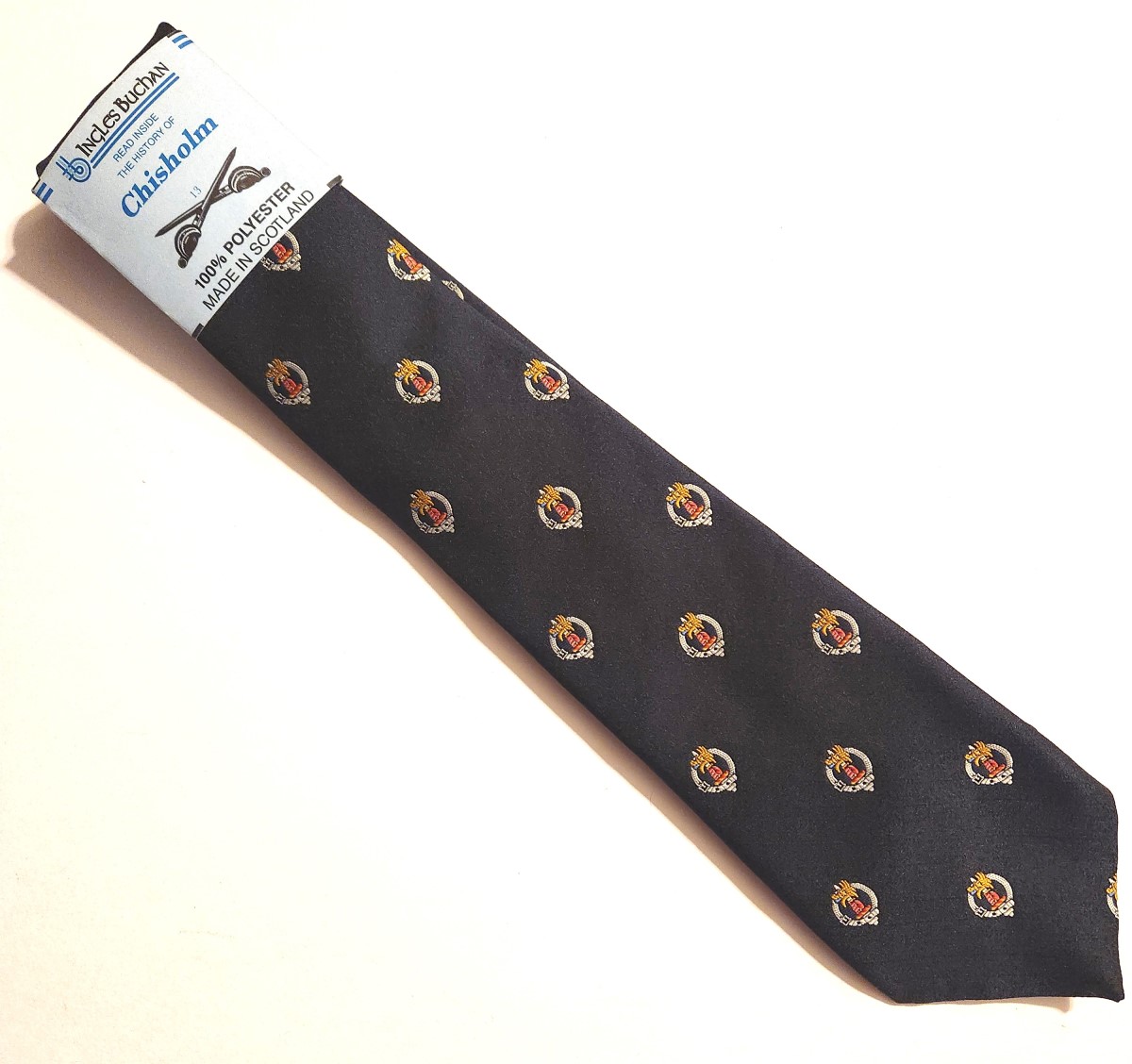 Chisholm Clan Badge Tie - Click Image to Close