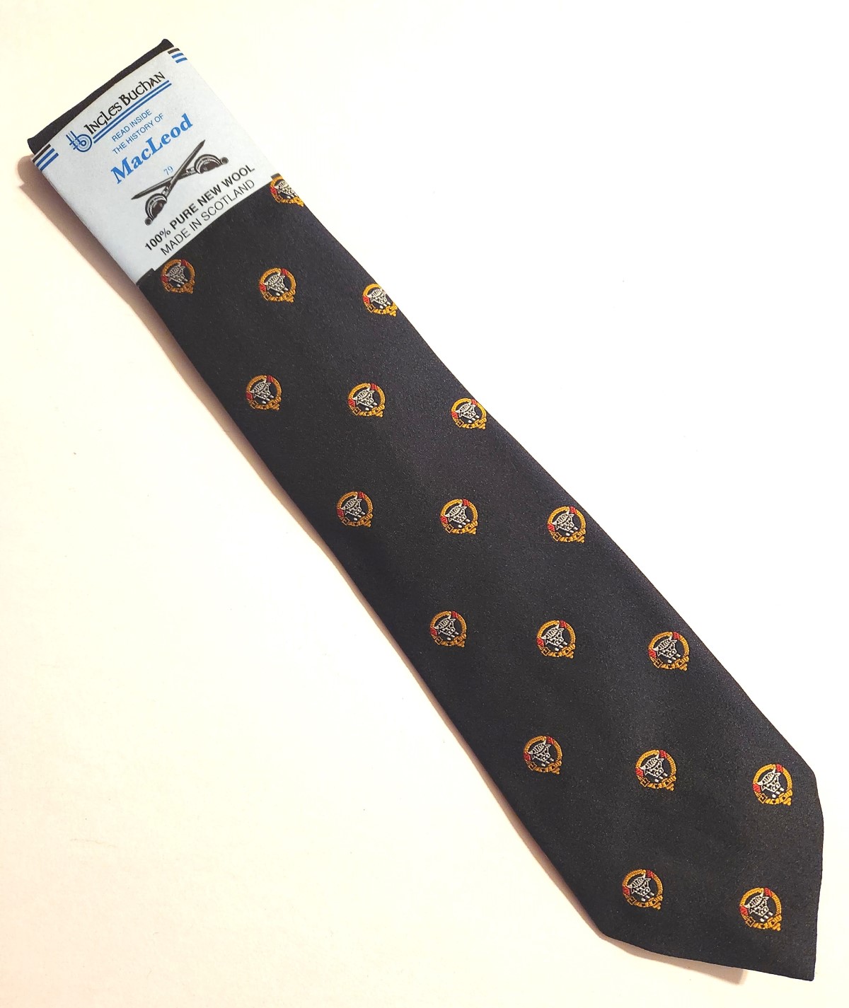 MacLeod Clan Badge Tie - Click Image to Close