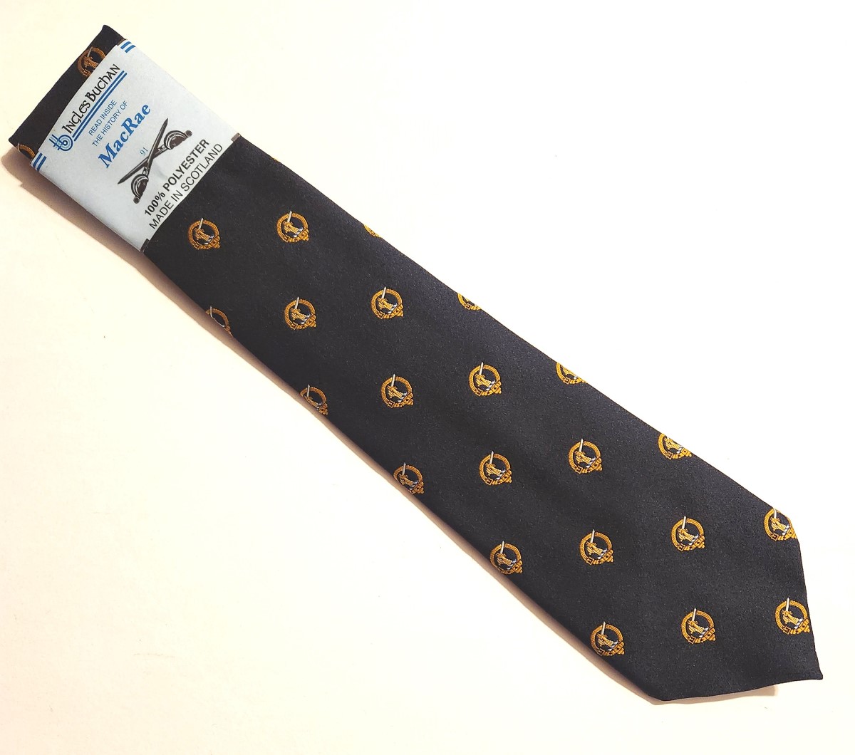 MacRae Clan Badge Tie - Click Image to Close