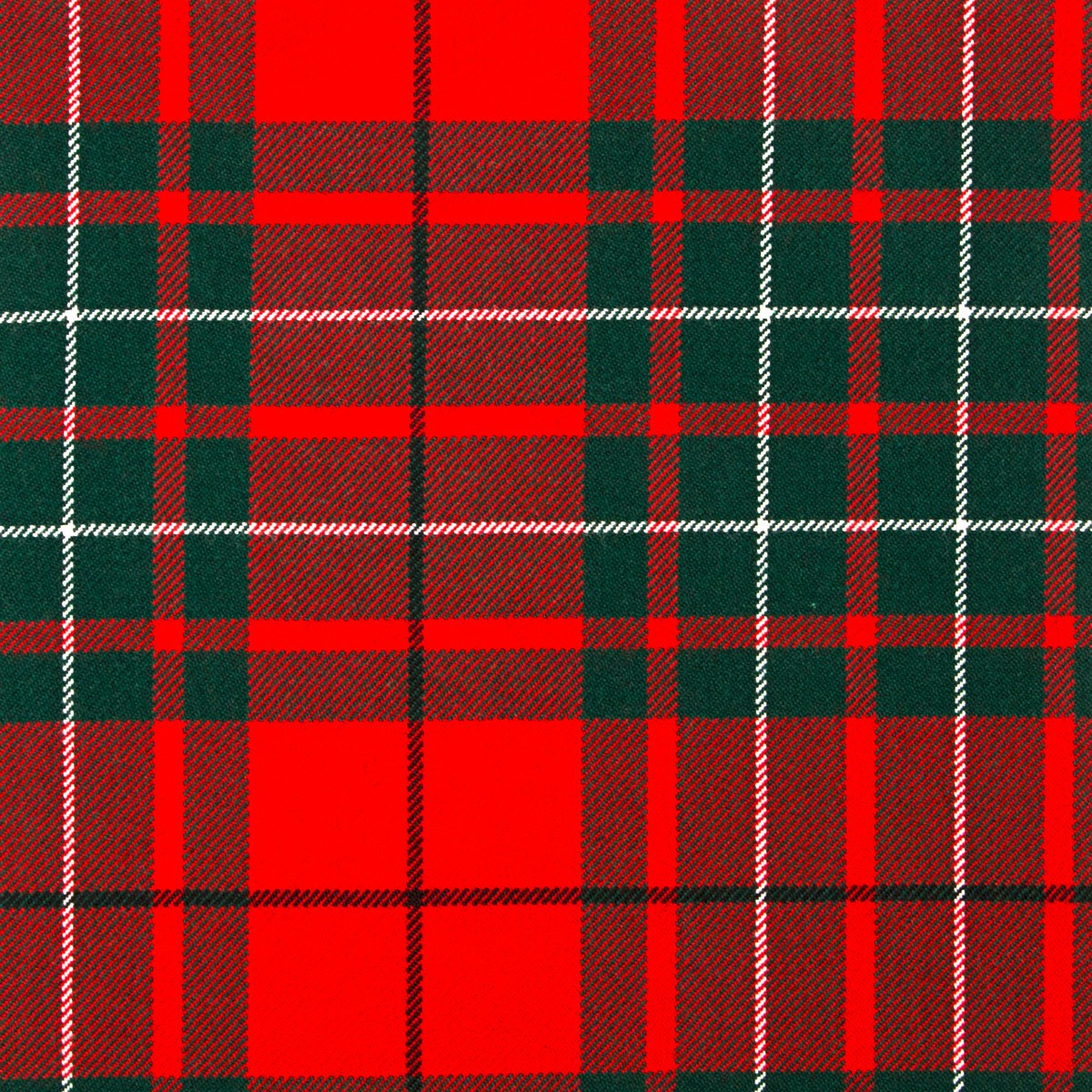 Cumming Red Modern Heavy Weight Tartan Fabric - Click Image to Close