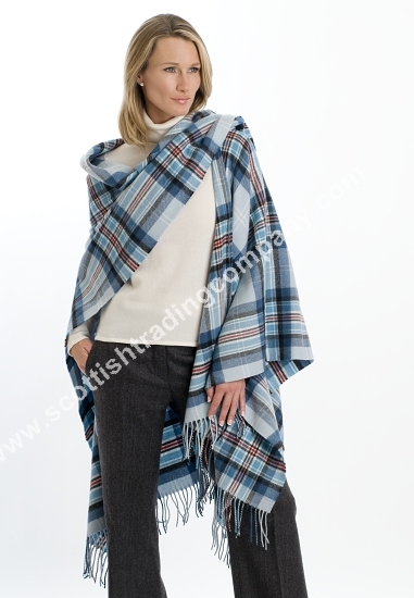 Diana Memorial Tartan Lambswool Serape - Click Image to Close