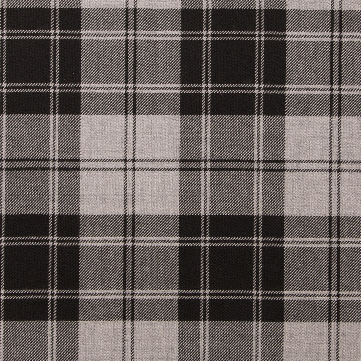 Douglas Grey Tartan Fabric