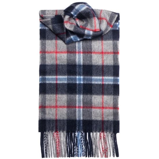 Douglas Navy Cashmere Scarf - Click Image to Close