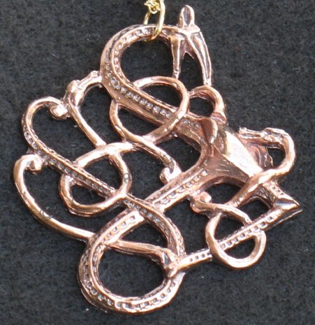 Celtic Dragon Pendent - Click Image to Close