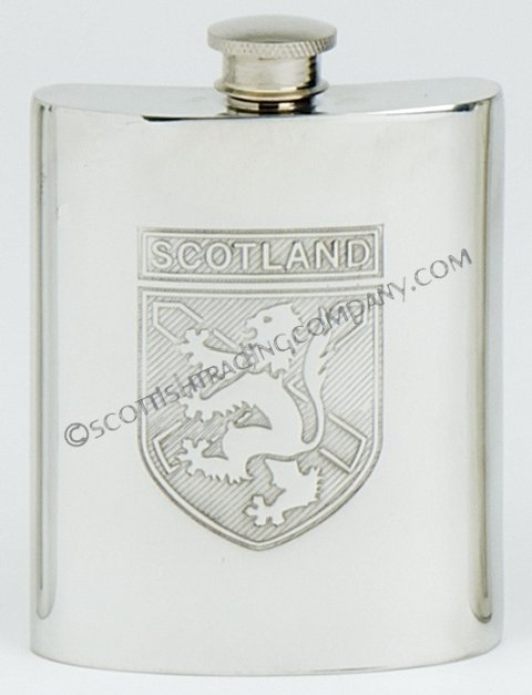 Scottish Lion Flask - Click Image to Close