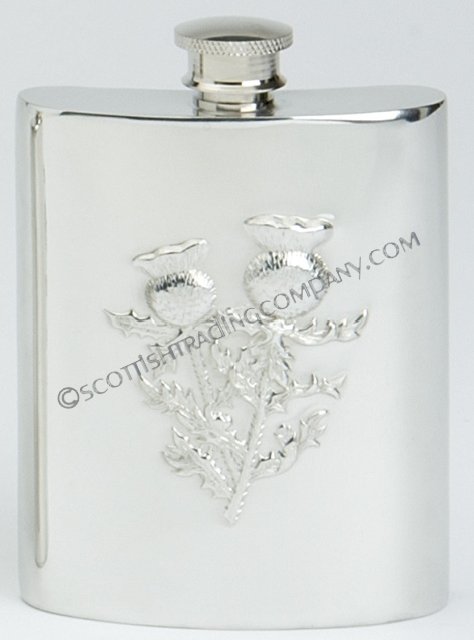 Thistle Rectangular Flask