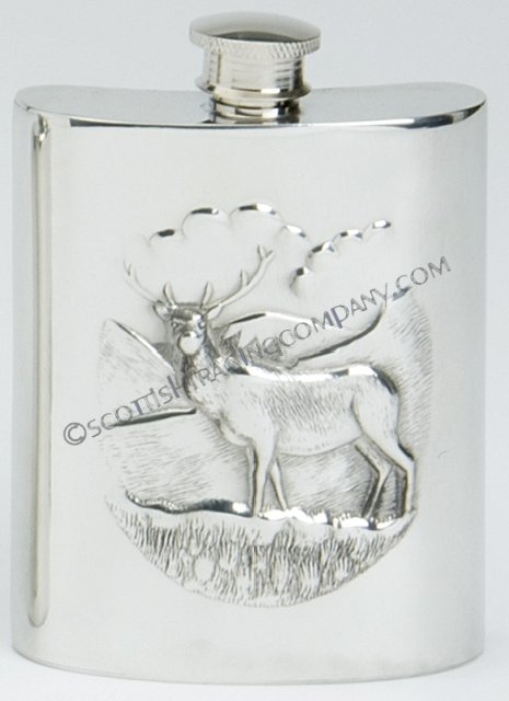 Scottish Stag Flask