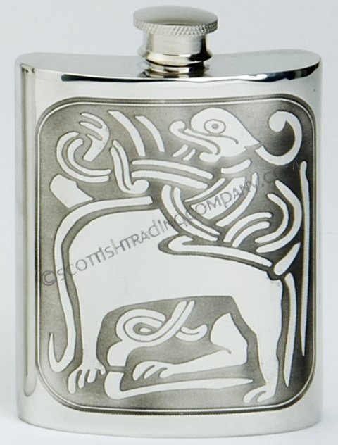 Creiff Celtic Flask - Click Image to Close
