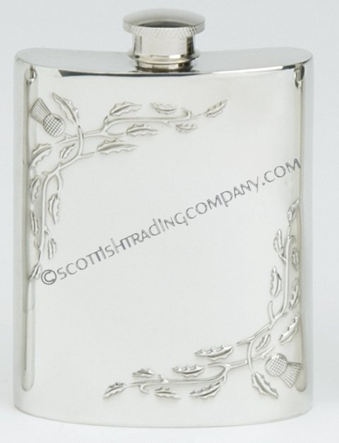 Thistle Corner Flask