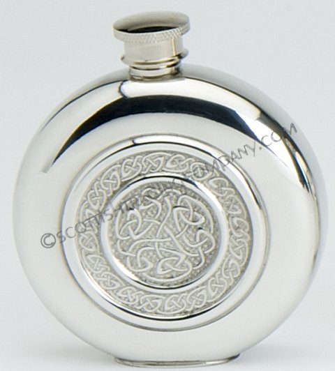 Celtic Rope Round Insert Flask