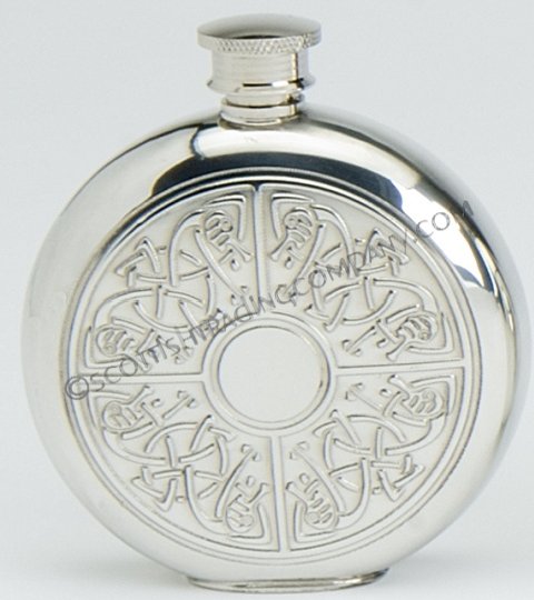 Celtic Quadrant Flask - Click Image to Close