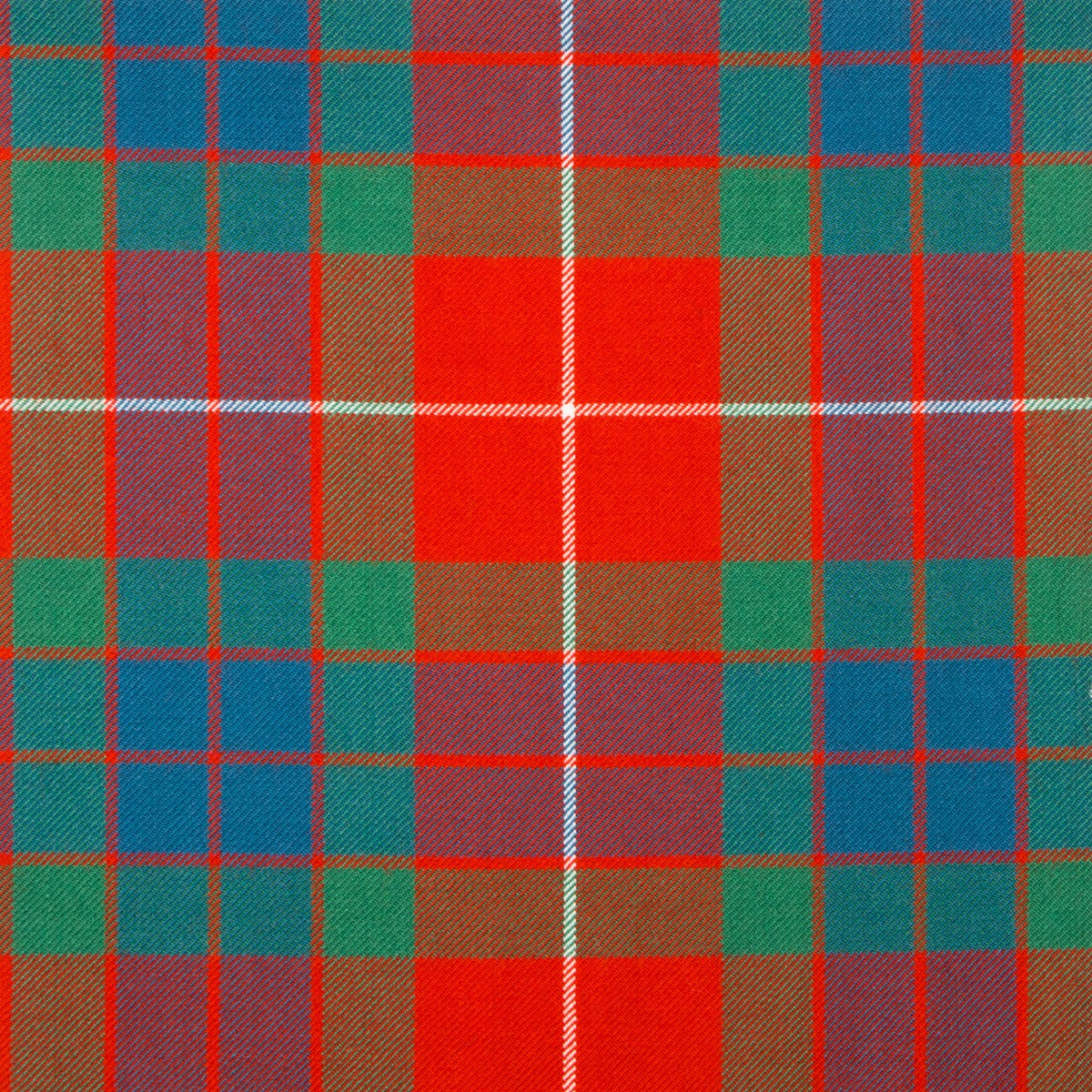 Fraser Red Ancient Braeriach Tartan Fabric