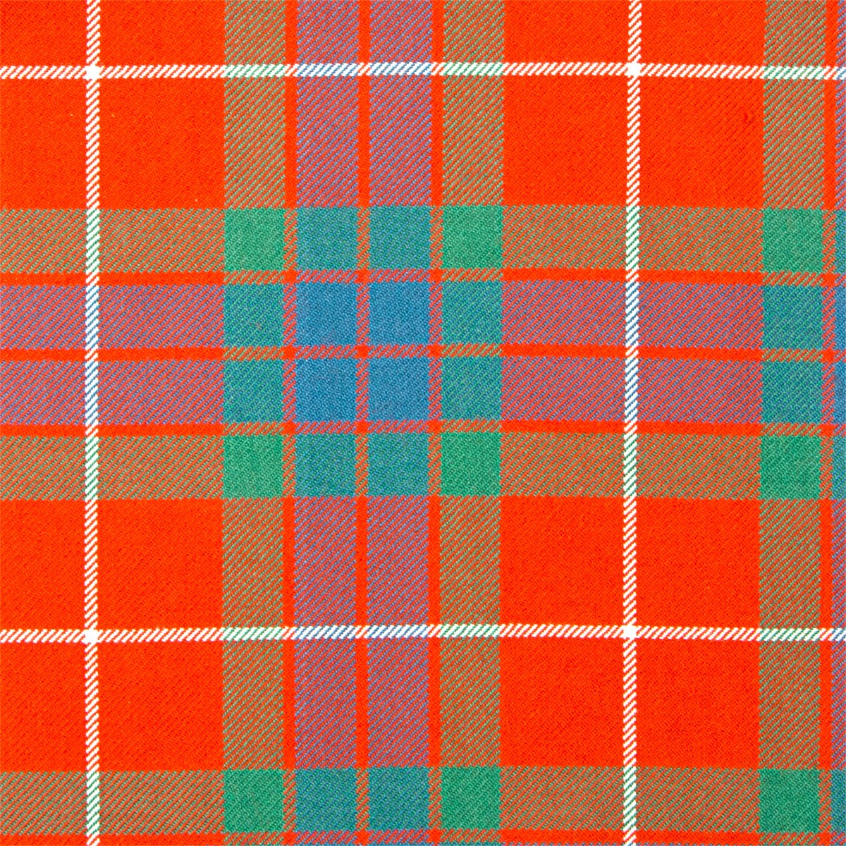 Fraser Red Ancient Heavy Weight Tartan Fabric