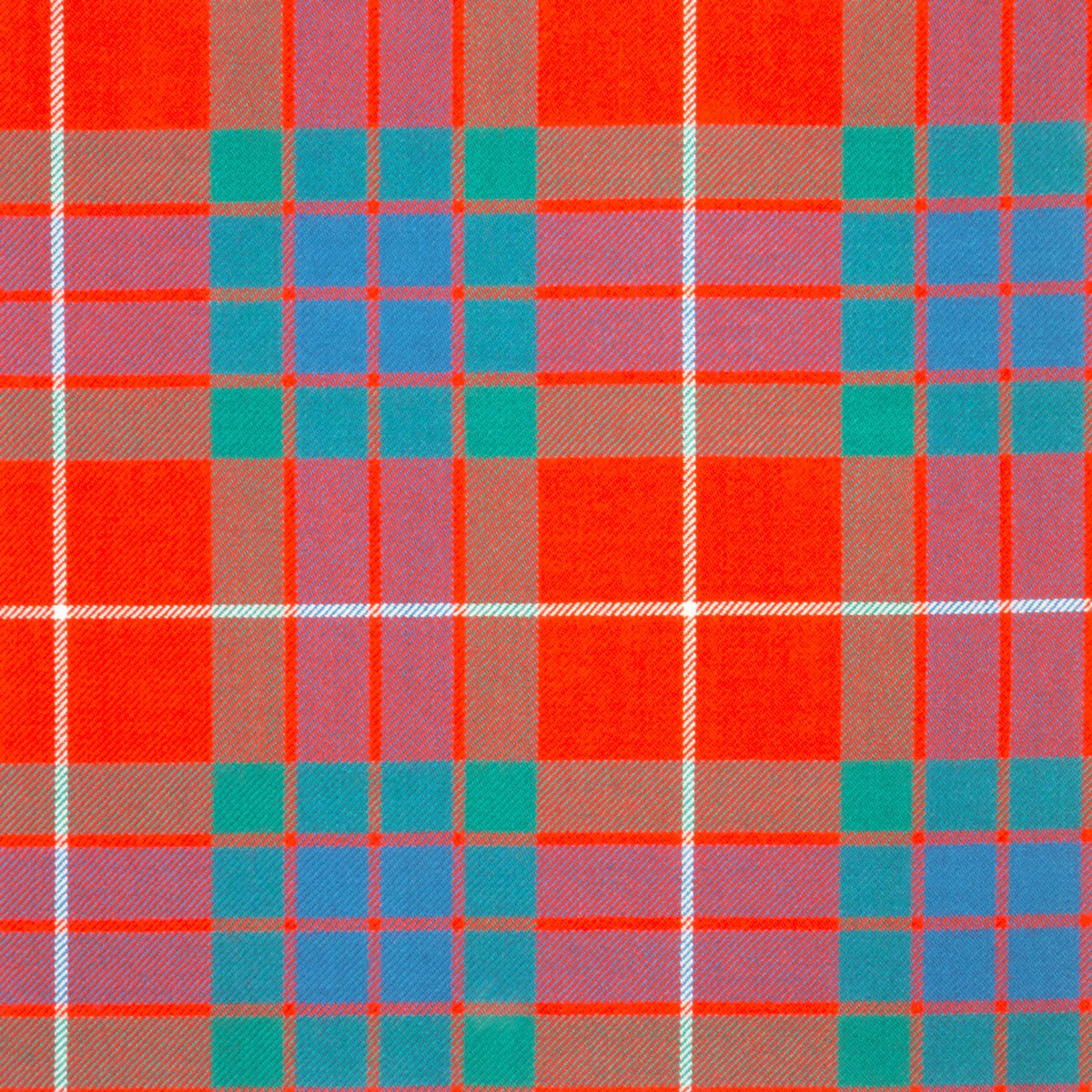 Fraser Red Ancient Tartan Fabric
