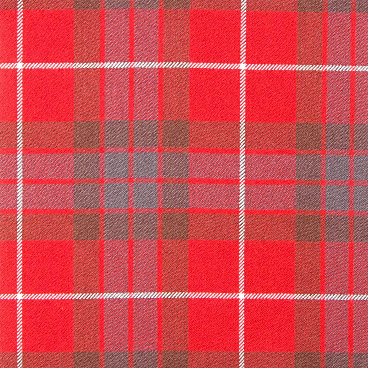 Fraser Red Weathered Heavy Weight Tartan Fabric